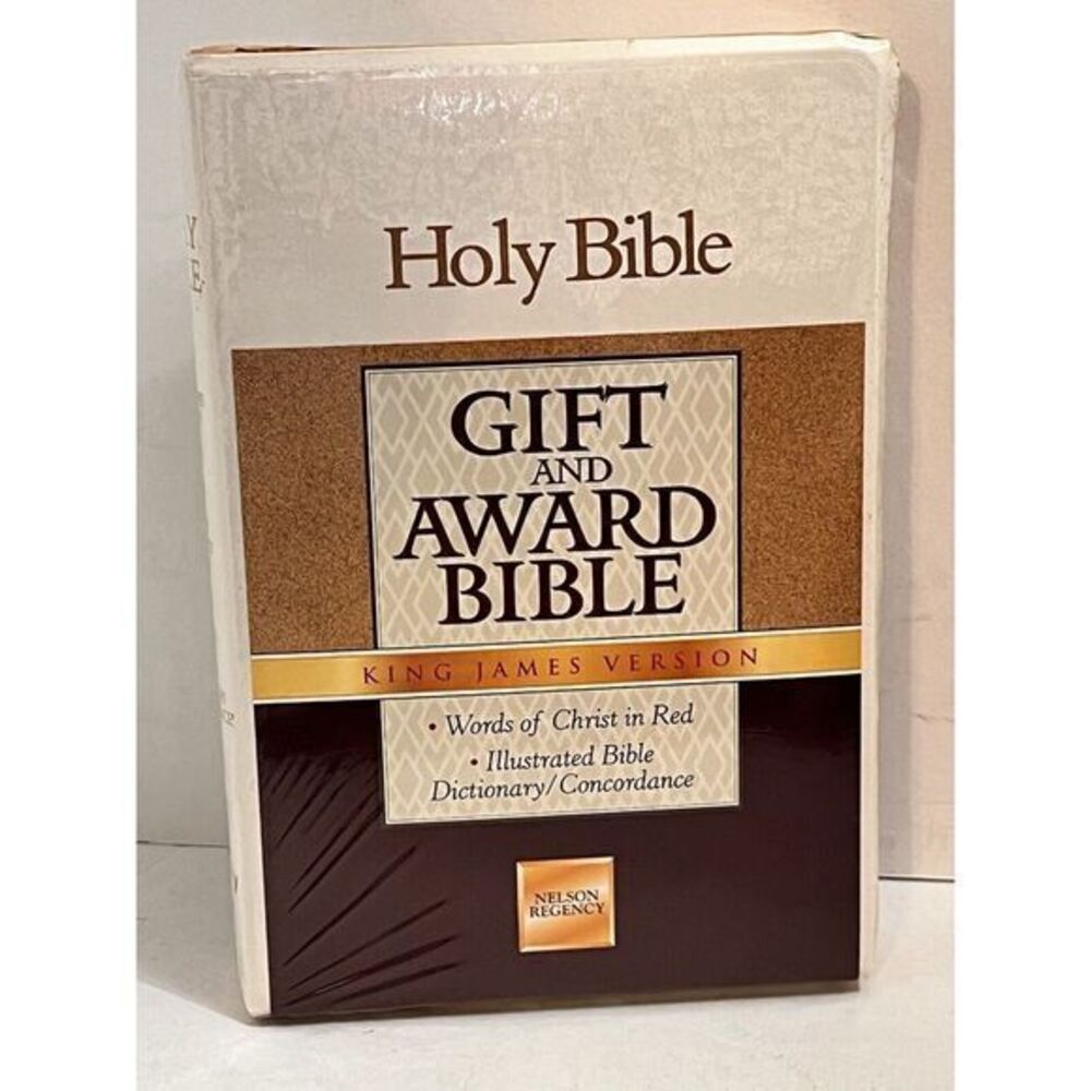 HOLY BIBLE Gift and Award Bible KJV Nelson‎ Regency 162MW Christ's Words In Red